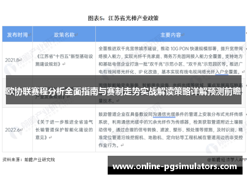 欧协联赛程分析全面指南与赛制走势实战解读策略详解预测前瞻